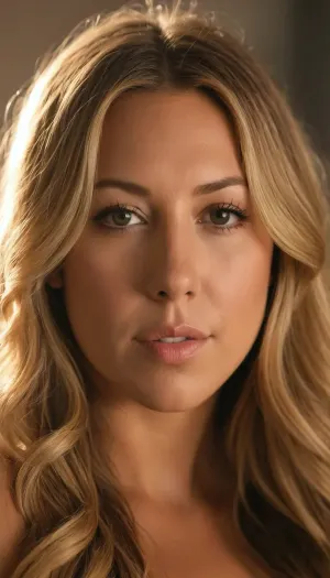 Create a upper body-portrait of Colbie Caillat.
