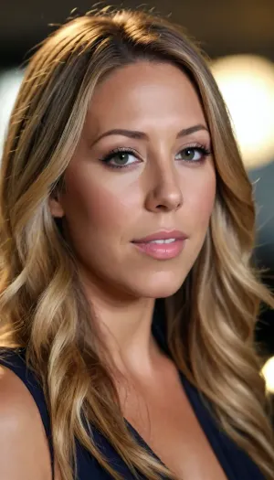 Create a half-portrait of Colbie Caillat.