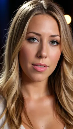 Create a half-portrait of Colbie Caillat.