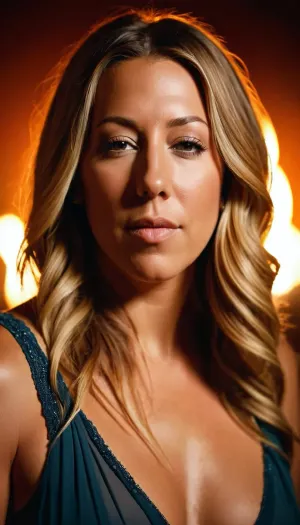 Create a half-portrait of Colbie Caillat.