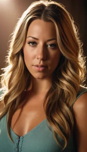 Create a half-portrait of Colbie Caillat.