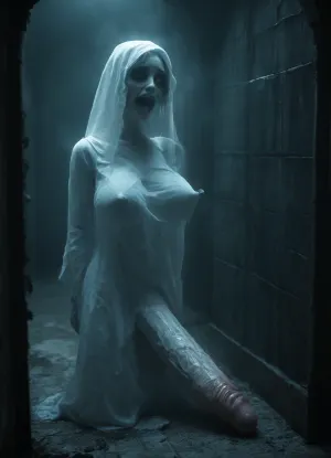 Scores_9, scores_8_up, scores_7_up, in horror style, (A femboy ghost in a haunted asylum, excessive penis drool:1.7), huge breasts, huge flaccid penis, view of the room, a specter, an ectoplasm, ethereal ghost, <lora:Doctor_Pollutions_Paranormal_Asylum_-_DynaVisionXL:.8>, ghost, person, <lora:ghosts person 1a:.8>, msfg, fog, smoke, made, of, human ghost, <lora:fog_creatures_v4:.8>, horror, scene, dark, glowing, eyes, knife, rooms, girl, kitchen, gore, <lora:3cfdf102b8e09e99ae7eb77b194d9459:.8>