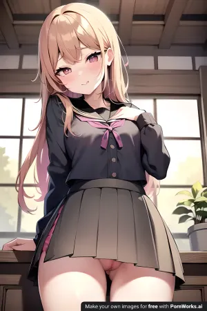 当我偶然碰到一个可爱的女孩 做一些淘气的事时 我在图书馆里浏览 她的头发被绑在一条高矮的马尾辫上,并穿着一个可爱的粉红色胸罩和匹配的内裤. 她的身材又瘦又娇小