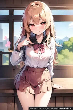 男孩在图书馆里偶然碰到一个可爱的女孩在做独唱AI色情片,不禁凝视着她娇小的身躯和无扣,非常短,粉红色的裙子. 当她继续自娱自乐时,他忍不住觉得自己变了