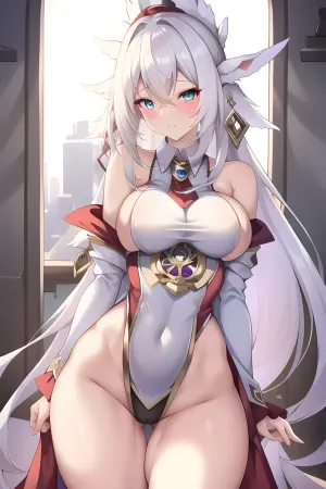 The young adult girl stood in front of the mirror admiring her perfect body, admiring her toned abs and flat stomach, slim waistline, small ass and high definition and ultra-detailed edges. She had a hint of muscle definition in