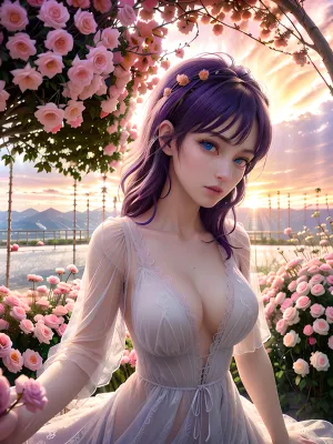 AI는 아름다운 사기그릇 단면도 여자 얼굴의 매우 현실적인 세부사항을 가진 아름다운 4k 벽지를, 분홍색과 자주색 hues 보여주었습니다. photorealistic 연출은 믿을 수 없을 정도로 상세하고 복잡합니다. 영화의 조명으로 여성들의