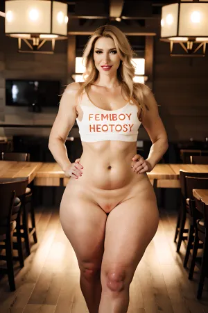 El modelo AI generó una imagen pornográfica de una mujer de 30 años con vista completa al cuerpo, con un traje de lencería negra. Tenía un cuerpo perfecto de 30yo mujer, pechos voluptuosos, muslos gruesos y caderas anchas. Su maquillaje