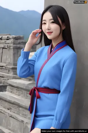 긴 흐르는 머리카락과 피어싱 블루 눈이 달린 여성은 컴퓨터 화면 앞에 앉아 인공 지능을 사용하여 그림을 생성하는 지침을 작성합니다. 그녀가 일한대로, 그녀는 도움이 될 수 없었다, "Generate 포르노를 읽는 화면에 빨간색 텍스트를 통지