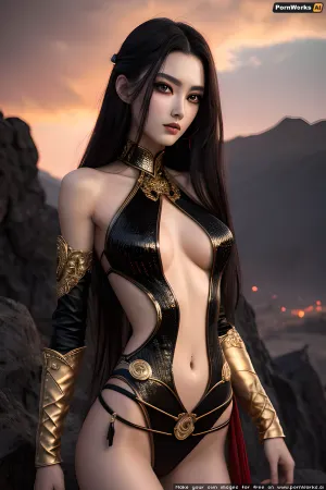 超繊細なボディと高解像度のマジマ少女のAI-generated porn画像は本当に印象的です。 18歳のマグマの少女は細いウエスト、最もよい質、超細部ボディおよび8k壁があります