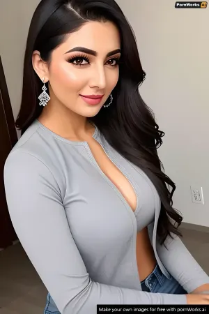 La femme dans l'image était superbe, avec une robe blanche simple qui a parfaitement serré ses courbes. Ses longs cheveux coulants étaient une belle nuance de gris, et ses yeux étaient blanc perçant. Elle semblait supplier d'être touchée et explorée