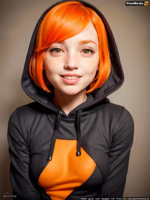 The young adult woman sat in front of her computer, her fingers flying across the keyboard as she worked on her latest project. Suddenly, a notification popped up on her screen. It was an email from the company that had hired her to create the AI