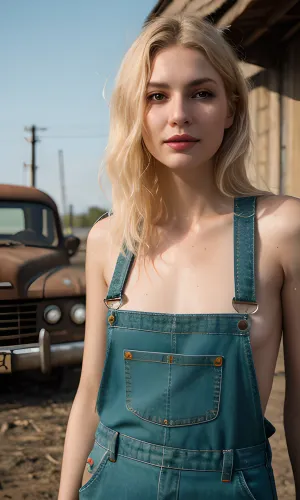 Eine Frau, 25 Jahre alt, mit schmutziger Haut und unheimlichen Haaren, wurde in einem hochentwickelten pornografischen Bild gefunden. Sie hatte eine zertrümmerte Dungarees und trug ein schmutziges grünes Hemd, das ihre Spaltung aufdeckte. Ihre Vagina war ausgesetzt und sie