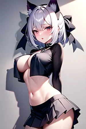 Die Frau stand vor dem Spiegel und bewunderte ihr Meisterwerk. Ihr plissierter Rock wurde an ihren Kurven angebracht, und die Fruchtspitze zeigte gerade genug Spaltung zu necken. Sie hat eine dünne Schicht silbernen Schattens auf ihre Augen aufgetragen, so dass sie