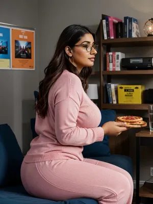 Kadın profesyonel bir oyuncıydı ve video oyunları oynamayı seviyordu. Tüm doğru yerlerde eğrilerle güzel bir vücut vardı. Onun karanlık saçı düşük bir ponytail'e geri çekildi ve kalın bacakları onun gibi sergilendi