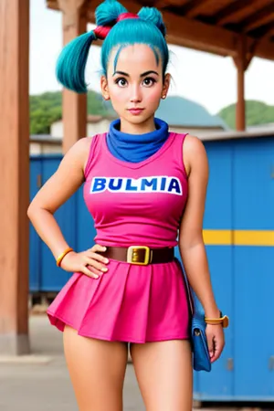 Bulma는 긴, 흐르는 머리 및 큰, 파란 눈을 가진 여자의 그림에 떨어질 때 그녀의 전화를 통해서 스크롤했습니다. 그녀는 그녀가 그녀에 대해 눌러 그 여자의 몸을 가지고 싶은 것을 상상 한대로 자신을 얻었다