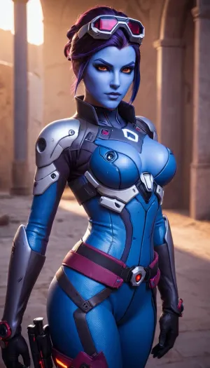 Widowmaker, Overwatch franchise'daki yetenekli bir suikastçı, çarpıcı mavi deri ve sleek Widowmaker_outfit için biliniyordu. Sık sık onu hassas ve lütufla düşmanları ele almak için ölümcül becerilerini kullandı