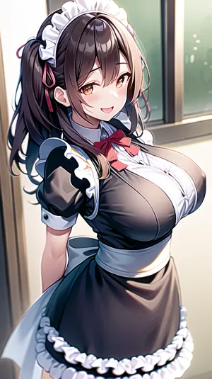 In a world where AI technology has advanced to the point of creating realistic-looking porn, one girl named Chichibukuro is determined to stand out from the crowd. She spends hours in front of her computer, tweaking her breasts and making sure