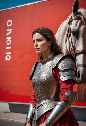 Kırmızı billboard'daki kadın "REIJKE PRAVDE" dalija oresković, en derin arzularını yerine getirmek için bir şövalye arıyordu. şövalyenin resmini gördü ve onun içinde ona sahip olmak için yoğun bir arzu hissetti. She She She She She