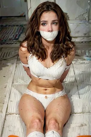 Uma mulher em um vestido apertado posou sedutivamente para um assistente de IA, que gerou uma foto com seu longo trabalho de cabelo e maquiagem. A foto foi tirada por uma câmera com fita 8K e teve acesso espelho completo