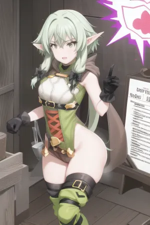 The chubby face goblin had a big bushy beard and a cape that matched his hair. He had long fingers that could reach anywhere on the woman's body, and he was an expert at taking pictures of her exposed breasts, which