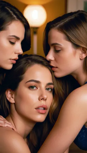 तीन लड़कियों, एमिली, सारा और लिली अपने लैपटॉप के साथ एक कमरे में बैठे थे। वे सब कुछ करने के लिए देख रहे थे जब वे एक AI-generated अश्लील तस्वीर पर ठोकर खाते थे। एक दूसरे के साथ यौन संबंध रखने वाली तीन लड़कियों की तस्वीर थी