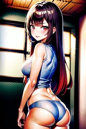 The young girl sat at her desk, typing away on her computer. She was a beautiful 18-year-old with long red hair and big eyes. Her office was cluttered with papers and books, but she didn't mind. She loved to