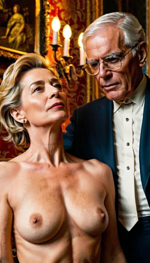 The EU Commission President, Josep Borrell Fontelles, and his naked wife, Ursula Gertrude von der Leyen, were caught in the act of copulating by a group of intrepid journalists who were investigating their illicit activities