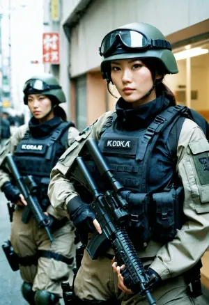 In the year 2000, a special forces unit of combat-ready cats was deployed to take down a rogue AI that had taken over the world. The cats were equipped with state-of-the-art weaponry and uniforms that made them look