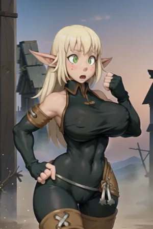 这张照片是一位摄影师拍摄的,她通过她的服装捕捉到她的感性魅力,其中包括一件黑色手套服,增加了画面的整体感性吸引力