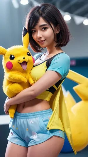 युवा वयस्क महिला अपने फोन के माध्यम से स्क्रॉल कर रही थी जब वह पिकाचू की एक तस्वीर में एक फसल शीर्ष और मिड्रीफ पहने थे। वह मदद नहीं कर सकता, लेकिन यह सब के आराध्यपन पर मुस्कान। चूंकि वह स्क्रॉल जारी रही, तो वह भर गई