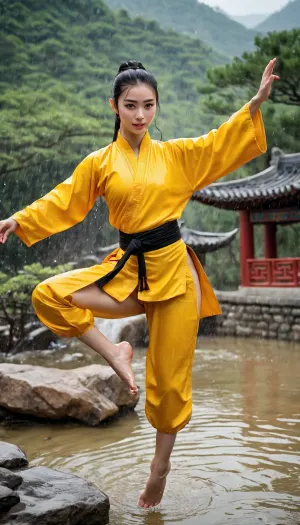 人工智能制作的色情图片 年轻护卫女人的黑头发和天使宝贝脸 是一部杰作,会让你更想要