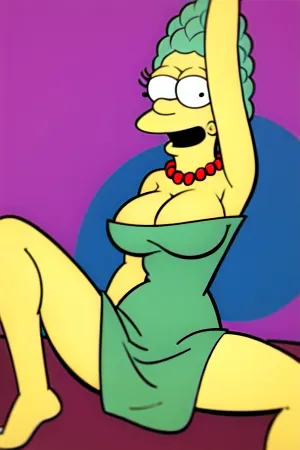 Marge Simpson, deri renkli mücevher için bir tutkuyla bir kadındı. Renkli sarı ile takıntılıydı ve genellikle yeşil, kırmızı ve sarı taşlardan yapılmış kolyeler giydi. Bir gün, yakalanan güzel bir kırmızı taşla tökezledi