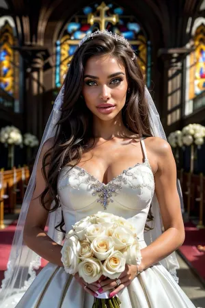 The woman's Instagram profile picture was a high-quality photo of her with a full portrait of her beautiful face. Her makeup was flawless, highlighting her perfect skin tone and stunning features. Her glossy lips were perfectly matched to the color of her