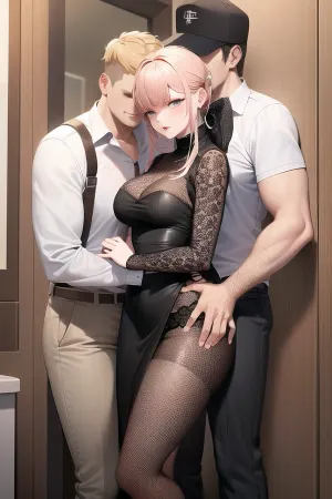 Erkekler kadını kuşattılar, ona doğru yerlerde dokunurlar. Elleriyle ve kıyafetleriyle çay içtiler, kendini savunmasız ve açığa çıkardılar. Erkekler uzun boylu, kıvrımlı ve yakışıklıydı, ama eylemleri bunu yaptı