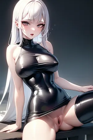 सही सुविधाओं और एक निर्दोष शरीर के साथ एक महिला को एक अतिविभाजित एआई-जनित संगठन पहने हुए एक तस्वीर में कब्जा कर लिया जाता है। उनके पास लंबे बाल, विस्तृत फैलाव पैर और पतली जांघ हैं। उसकी त्वचा निर्दोष है और उसकी आंखें सुंदरता को व्यक्त करती हैं