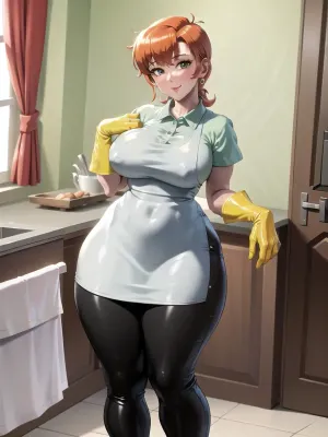 La mamma di Dexter era una bella donna con i capelli lunghi e scorrenti e gli occhi blu piercing. Indossava un vestito in lattice che abbracciava perfettamente le sue curve, accentuando i suoi grandi seni e le braccia tonica. Il suo trucco era impeccabile, evidenziando la sua bellezza naturale. Lei