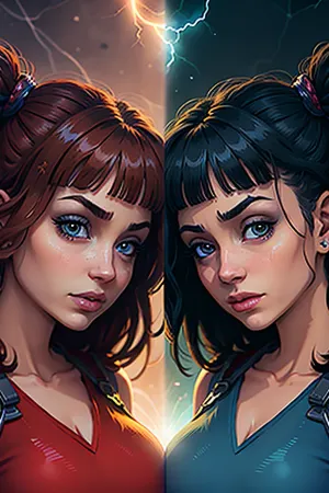 A mulher sentou-se em frente ao computador, olhando para a tela com um sorriso quente. Ela tinha acabado de ver um filme que era perfeito para o seu humor. A imagem fotorealista gerada pela AI na tela era perfeita, e ela não podia