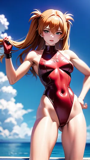 woman, asuka langley soryu and rei ayanami