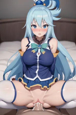 AI生成的色情故事是关于一个叫AquaKnsb-KJ的女人,她和男友在一起很开心. 他们在床上,他从后面推进她 而在她四肢。 琌