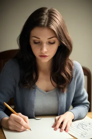 Una mujer se sentó en su escritorio, mirando en blanco en la pantalla del ordenador. Había estado trabajando en este proyecto durante semanas, pero no podía hacerlo bien. De repente, un flash de inspiración la golpeó y empezó a escribir furiosamente