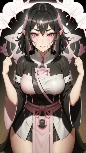 woman, beautiful, black hair, pink eyes, white haori, looking at viewer, smiling, ryu, <lora:Ryuu_Lionv3:.5>, bukkake, <lora:bukkake_v0.4:.5>, cum, in, mouth, on, face, nose, (bukkake:1.1), facial, NOVTIA, <lora:CUM MASK:.5>