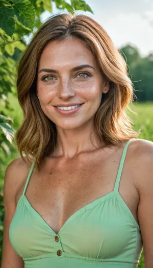 Professional photo, ((full torso in frame:1.3)), smiling, ((wide angle)), random location, (pretty), 35 yo cute tall tall tall tall woman, extremely high resolution, extremely detailed, hyper ultra hd, 8k, ((youthful face:1.3)), (detailed skinpores:1.3), ((light brown hair:1.2)), ((hairlength:1.5)), freckles, (green eyes), location-appropriate clothing, random color theme for clothing happy look, focus on eyes, detailed and realistic skin texture, vintage, 4K HD, cinematic lighting, high contrast, realistic shadows, (photorealistic), hyperrealistic, <lora:add-detail-xl:.5>, <lora:faces_v3:.5>, <lora:SDXLHighDetail_v5:.5>, <lora:XDetail_light:.5>, <lora:diffusers_sdxl_wrong-lora:.5>, Endless_Up_SDXL_Neg