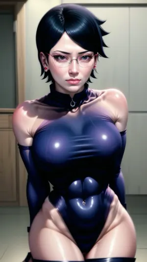 Na aldeia de Konohagakure, havia uma jovem chamada Ahegao que tinha a melhor foto com seu protetor de testa. Ela usava um terno de pele preta com um símbolo de pokie em sua testa e tinha olho rolante,