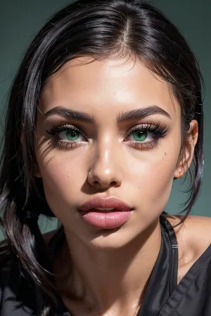 A young, sexy Instagram Model was taking a break from her busy schedule to enjoy some time alone in her studio. She sat down at her makeup station and began applying foundation. As she applied the foundation, she noticed something strange in the mirror - a