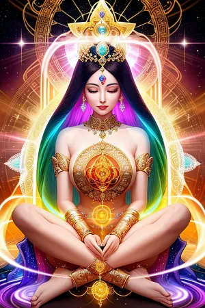 Mistik bir dünyada, tanrıların ve tanrıçaların yüceliğine hükmettiği yerde, saf enerjinin bir kadını yaşadı. Onun radiance Budist yazıtlarla bir tank gibiydi, tüm şeffaflıkta su gibi çakralarından aktı