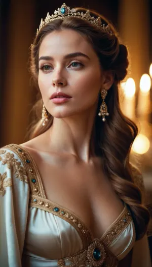 The most beautiful woman in history, with her HD photo, showcases her stunning features and mesmerizing beauty