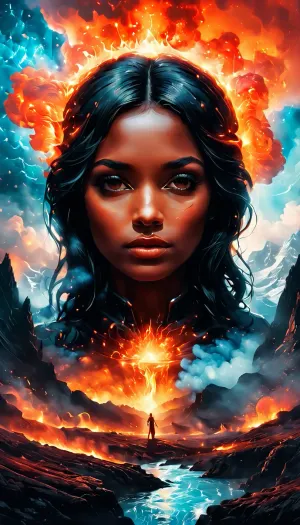 L'ultimo libro di Kim Keever è un capolavoro, con le sue vivide illustrazioni del vulcano eruttivo nella sua migliore descrizione della storia. Lo spazio negativo è riempito di colori rosso magma e nero obsidian, creando un'atmosfera surreale e al mondo. The