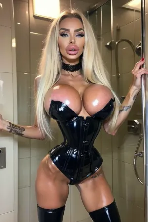 La donna stava facendo una doccia nel suo bagno ultra lussuoso, con i migliori prodotti anti-invecchiamento skincare. Aveva l'abbronzatura perfetta e i suoi capelli biondi platino erano perfettamente modellati. Le sue labbra erano ultra lucide e idratate,