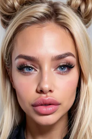 The host of the party was in awe of the ultra-thin, ultra-fresh face that had been transformed by a high-end cosmetic surgeon. The woman's lips were ultra-plump and shiny, her cheeks were flawless, and her