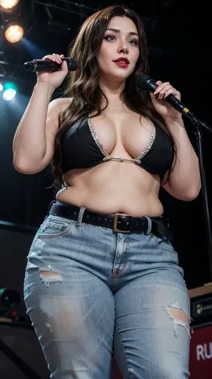 ステージ上の女性は息を呑むような、完璧な面と完璧なバストサイズでした。 彼女の肌は滑らかで完璧なバストサイズで、彼女の曲線を披露しました。 ハイテクなサイバーネットインプラントで最新のインプラントを借り、,